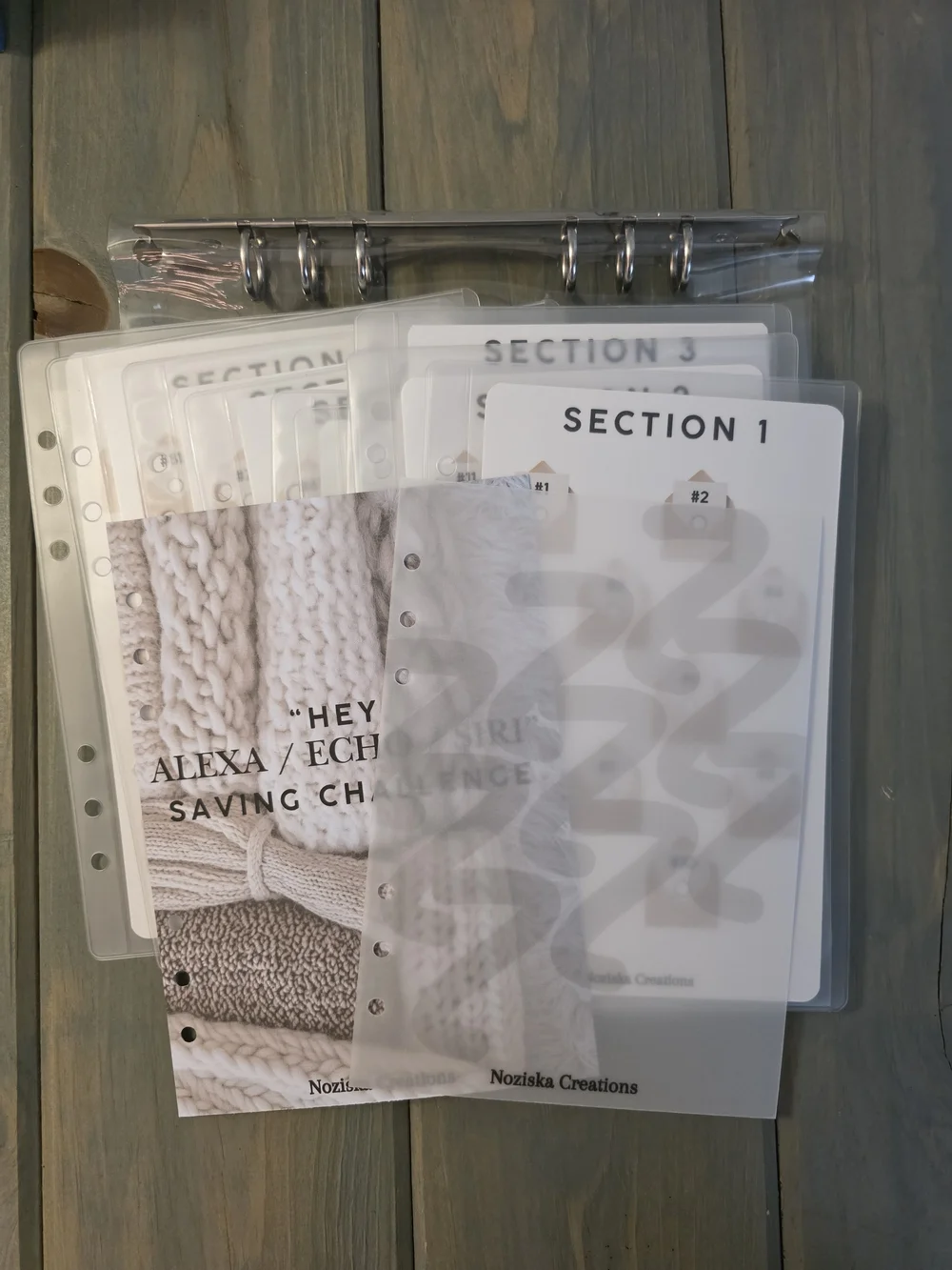 A5 Noziska Creations Savings Challenge Bundle